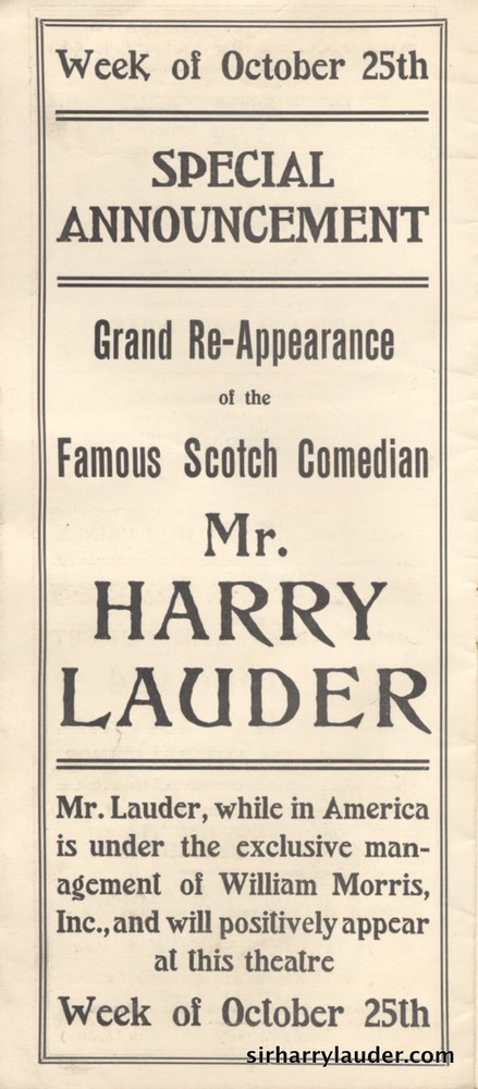 American Music Hall Boston Program Advertisement Oct 11 1909 -1