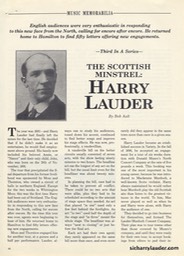 Antiques & Collecting Magazine The Scottish Minstrel Feb 1989 -1 Third Part