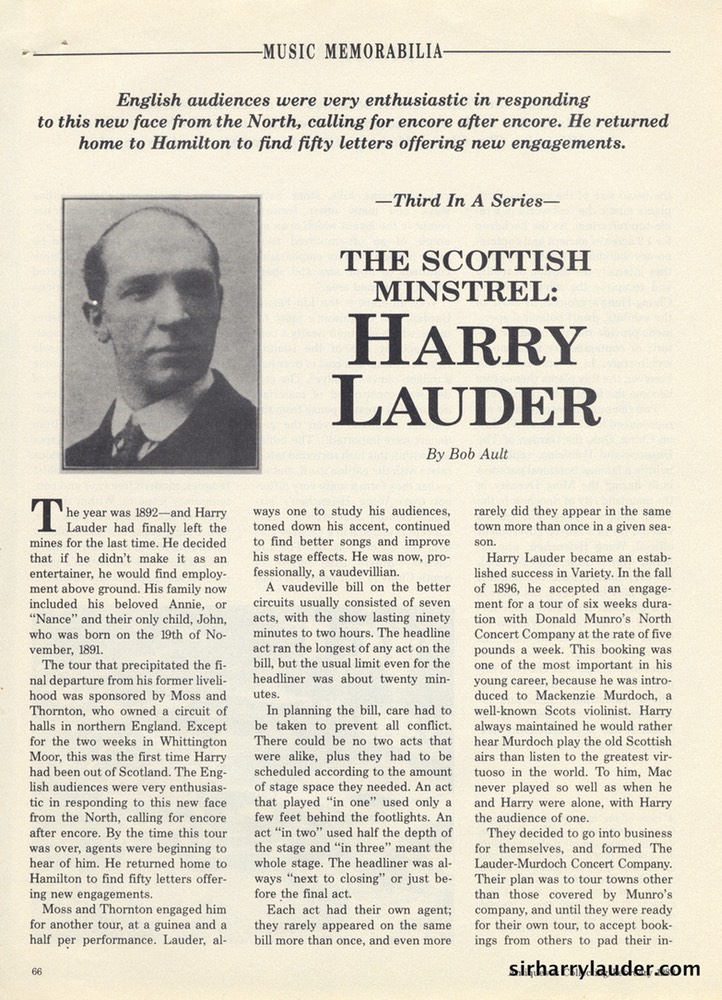 Antiques & Collecting Magazine The Scottish Minstrel Feb 1989 -1 Third Part