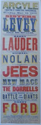 Argyle Theatre Birkenhead Poster Mar 18 1901