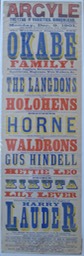 Argyle Theatre Birkenhead Poster Dec 9 1901
