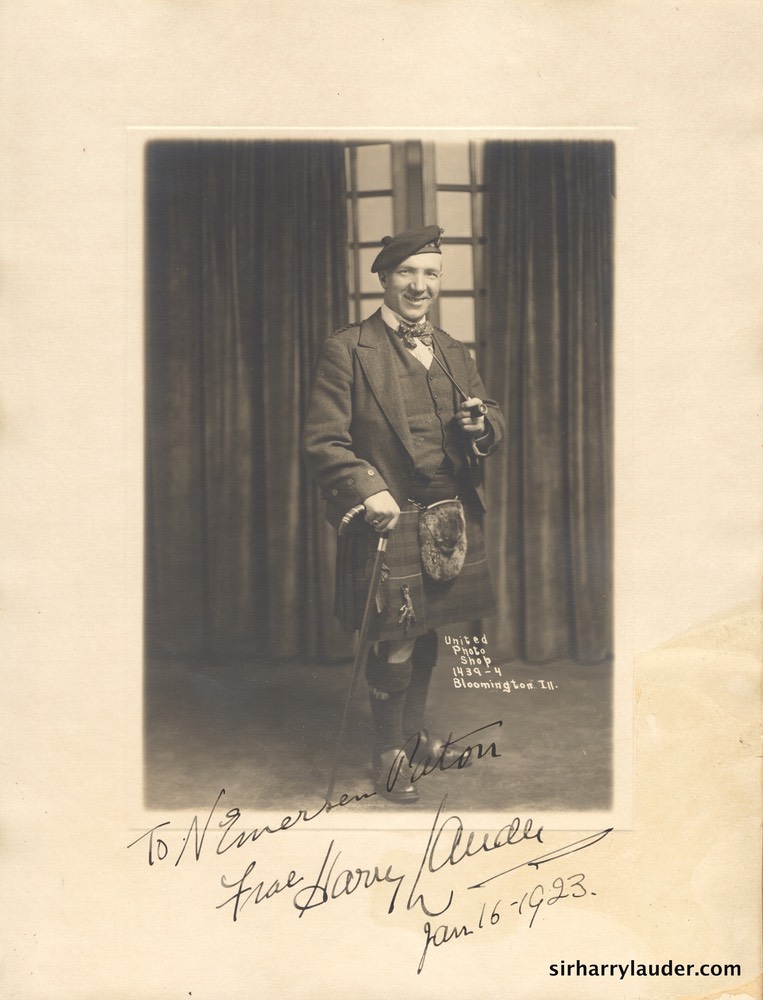 Atr Print Inscribed Jan 16 1923