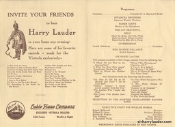 Auditorium Minneapolis Programme Bi Fold Jan 6 1920 -2