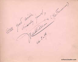 Autograph Album Page Three Cheers 1917 Mussiere