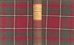 Book Wee Drappies By Sir Harry Lauder Robert M. Mc Bride & Co New York With Bottle Bookmark Sept 1932** Cover