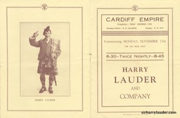 Cardiff Empire Programme Booklet Nov 17 19?? -2