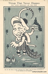 Caricature The Bystander Magazine Dated Dec 1 1920