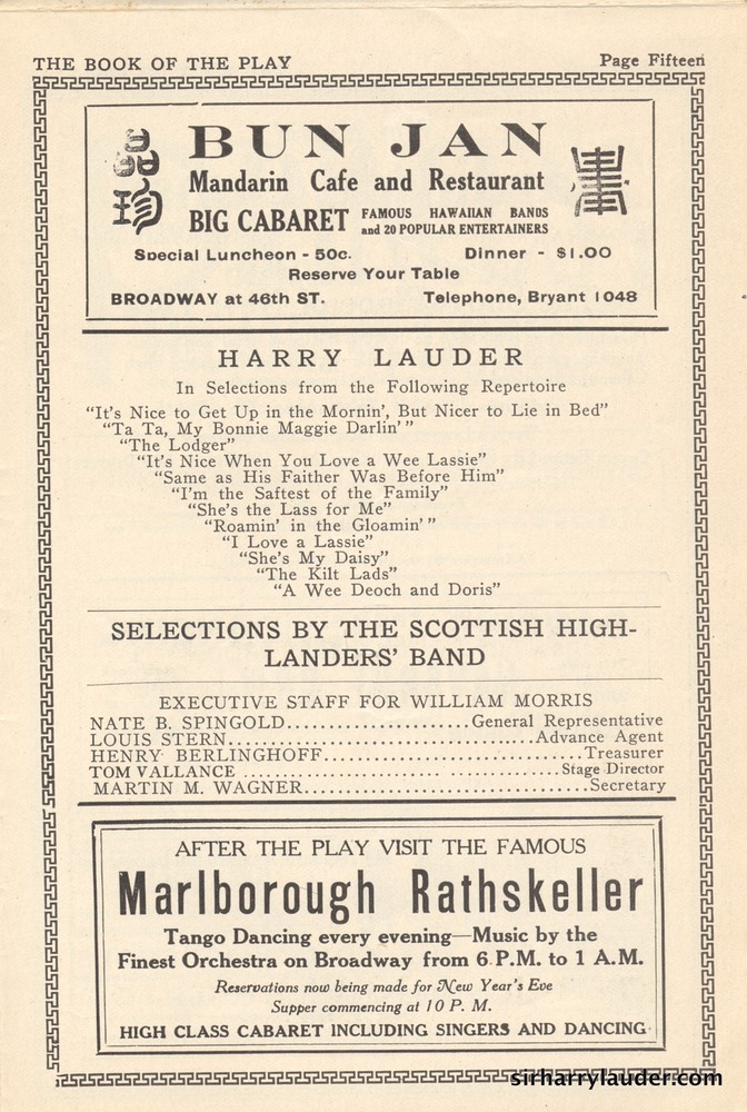 Casino Theatre New York Programme Booklet Jan 5 1914 -3