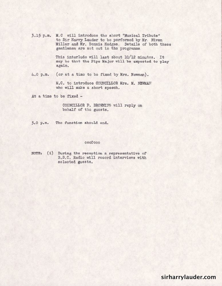 Ceremony Notes for Tooting Plaque Unveiling From Betty Lauder July 1969 -3