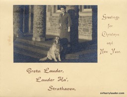 Greta Lauder Christmas & New Year Greetings Undated