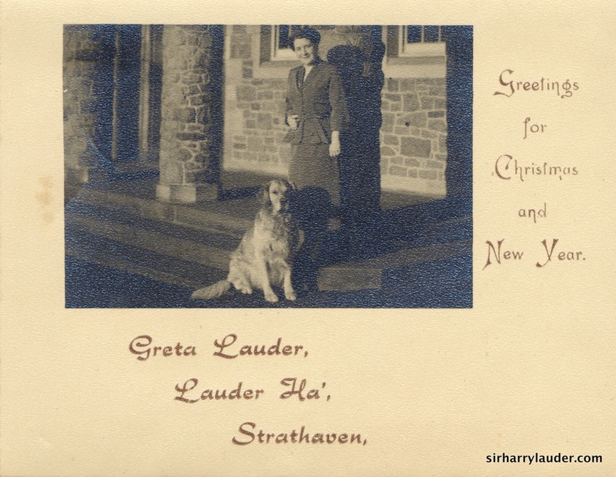 Greta Lauder Christmas & New Year Greetings Undated