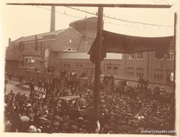 H. Lauder Visits Bristol  "Carnegie is shown on this one" in Pencil On Reverse