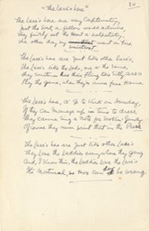 Handwritten Verse The Lass's Is Here No 30 Undated