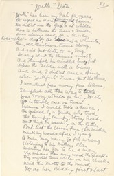 Handwritten Verse Youth Listen No 27 Undated