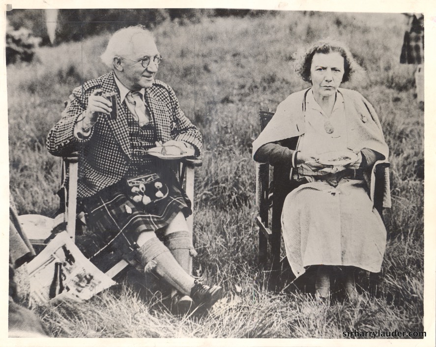 Harry Lauder Mary Moffat 1936 