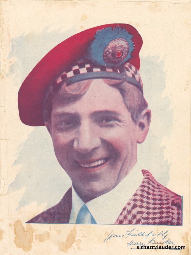 Harry Lauder Souvenir Sydney 1914 -03