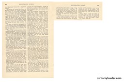 Illustrated World Might Of A Mite O' Cheer Article By Sir Harry Feb 1923 -3