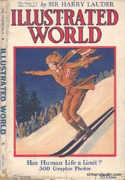 Illustrated World Might Of A Mite O' Cheer Article By Sir Harry Feb 1923 -1