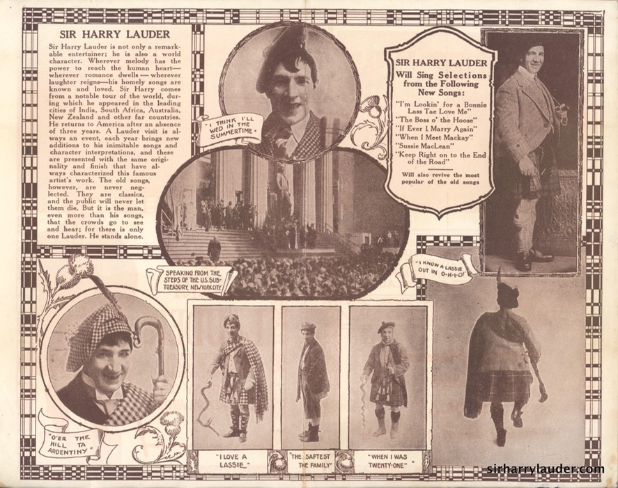 Kansas Memorial Theatre Emporia Programme Bi-Fole Jan 11 1922? Reverse
