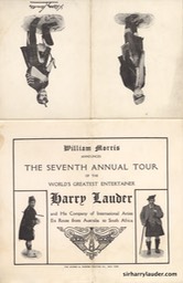 Laminated Flyer For Seventh Annual Tour Berchel Theatre Des Moines Oct 19??