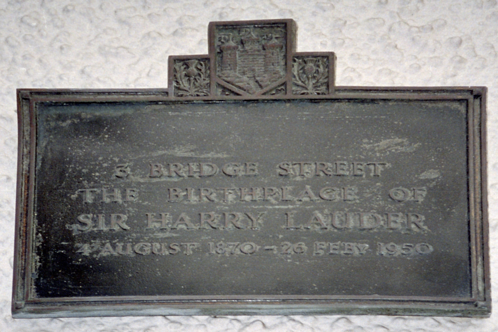 Lauder Bridge Street House Plaque