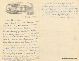 Letter Handwritten To John McKay On Nickson Hotel Roswell NM Letterhead Dec 23 1932