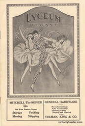Lyceum Ithaca NY Program Booklet March 7 1924 -1