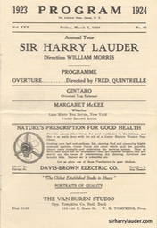 Lyceum Ithaca NY Program Booklet March 7 1924 -2