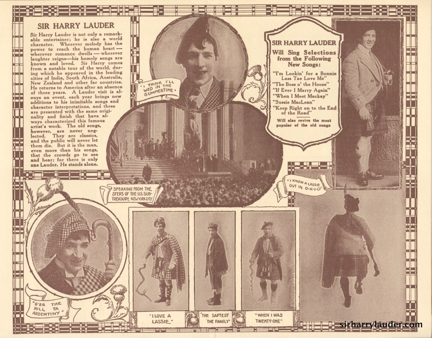 Lyceum Theatre Minneapolis Programme Bi-Fold Feb 21 1923? Reverse