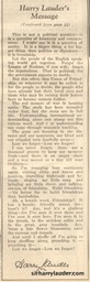 Magazine Womans World Article By Sir Harry April 1923 -4