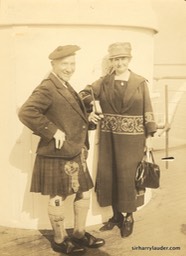 Mauretania with Lady Lauder Sept 23, 1922