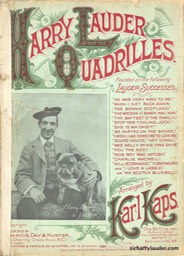 Music Sheet Harry Lauder Quadrilles Francis Day & Hunter Ltd London 1908