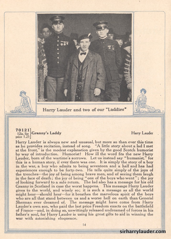 New Victor Records Booklet Article & Photo Aug 1918