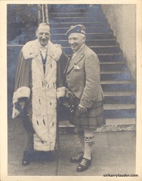 North Berwick Photo Album Presented To Sir Harry Photo With Lord Provost Sept 1946
