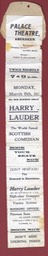 Novelty Promotion Palace Theatre Aberdeen Inside Bill March 1911 