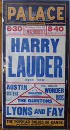 Palace Theatre Poster Blackpool Oct 8 19??