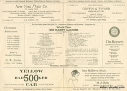 Parkway Theatre Madison Wis Program Booklet Dated Dec 1922 -2