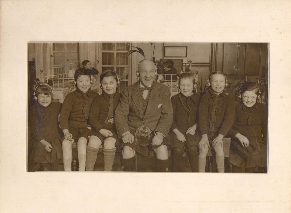 Photo Album Sir Harry & Children With Headphones Undated