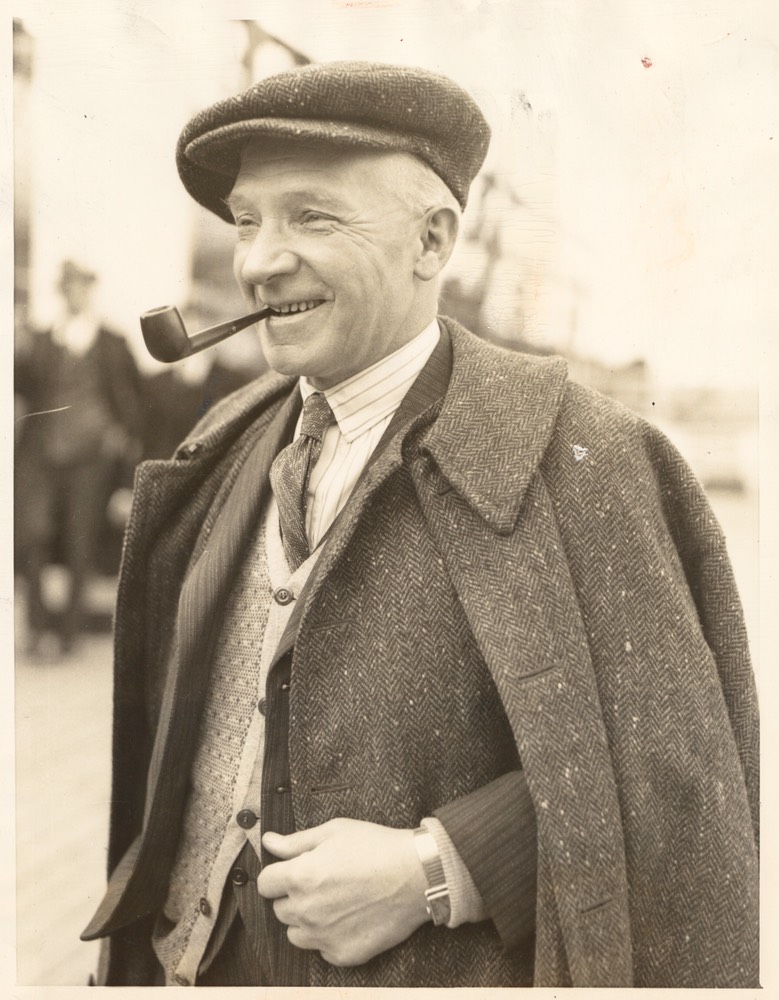 Photo Sir Harry Lauder In NY Sails Home On SS Transylvania Jan 28 1933