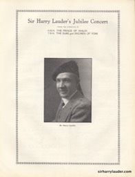 Picture House Arbroath Sir Harry Lauder's Jubilee Program Booklet Aug 24 1932 -3