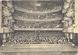 Printed Card Harry Lauder Matinee Kings Theatre Edinburgh Undated