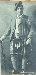 Printed Photo Glued to Page Signed Undated
