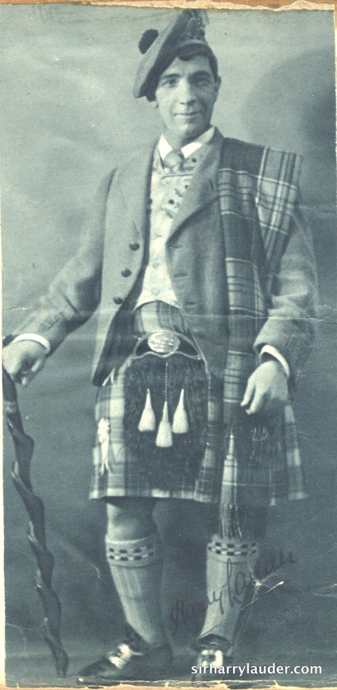 Printed Photo Glued to Page Signed Undated