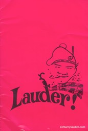 Programme For Jimmy Logan Show Lauder Australia 1976 -1