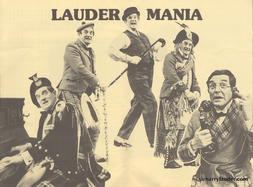 Programme For Jimmy Logan Show Lauder Australia 1976 -3
