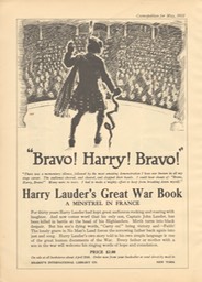 Promotion For A Minstrel In France Cosmopolitan May 1918