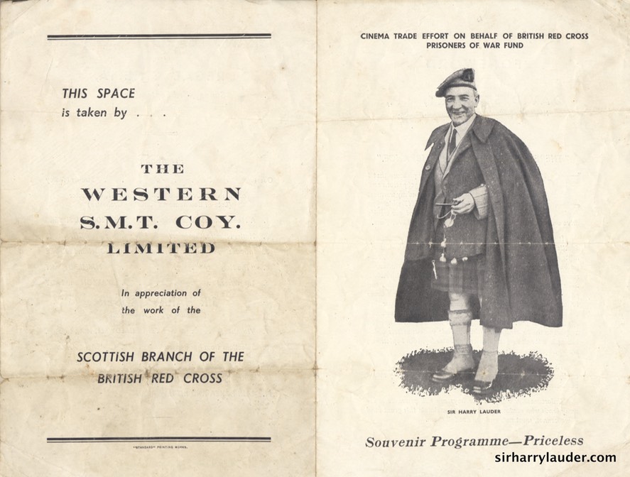Regal Cinema Grand Variety Concert Bi-Fold Sep 3 1944 