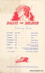 Salute The Soldier Cove Kilcreggan Programme Bi-Fold May 19 1944 -4