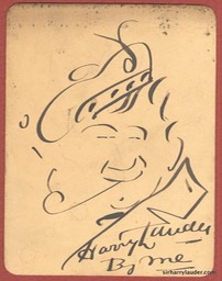 Self Drawn Caricature Ink By Me Undated