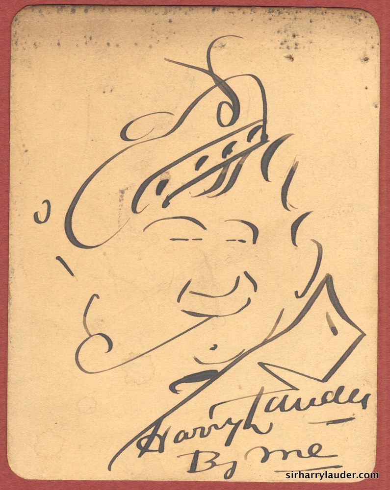 Self Drawn Caricature Ink By Me Undated